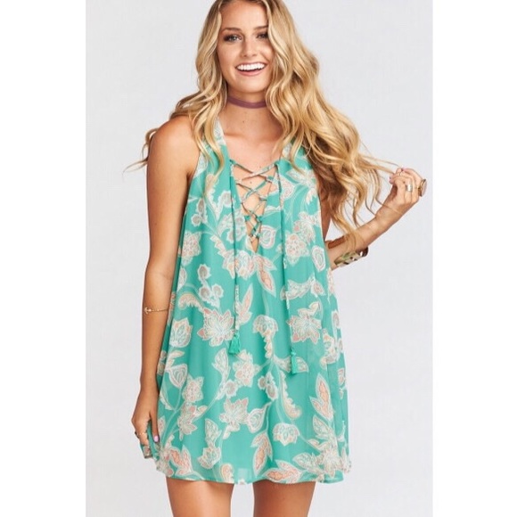 Show Me Your Mumu Rancho Mirage Lace Up Dress XS - Picture 1 of 8